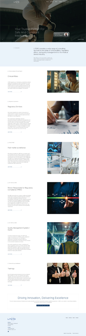 LITERO GmbH - Clinical affairs and vigilance Bild der Referenz: LITERO GmbH - Clinical affairs and vigilance