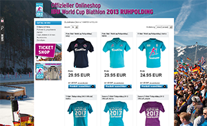 Bild der Referenz: Ruhpolding Biathlon WM 2013 Shop