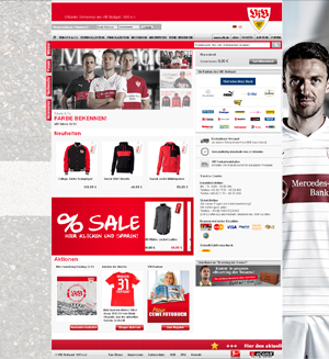 Bild der Referenz: VfB Stuttgart Onlineshop 2013/2014