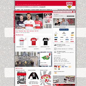Bild der Referenz: VfB Stuttgart Onlineshop 2014/2015